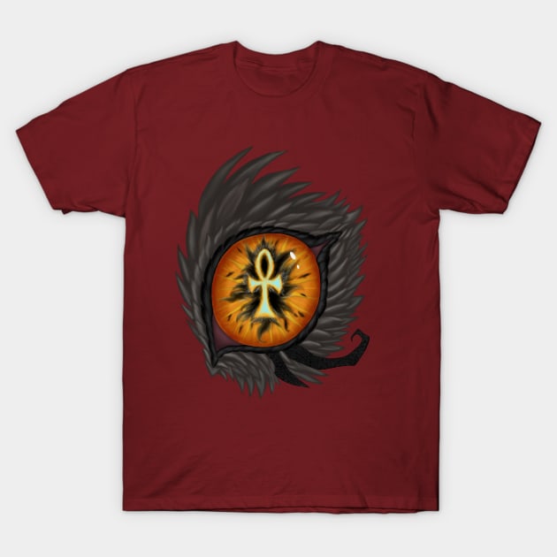 Horus Dragon Eye T-Shirt by Wimzik